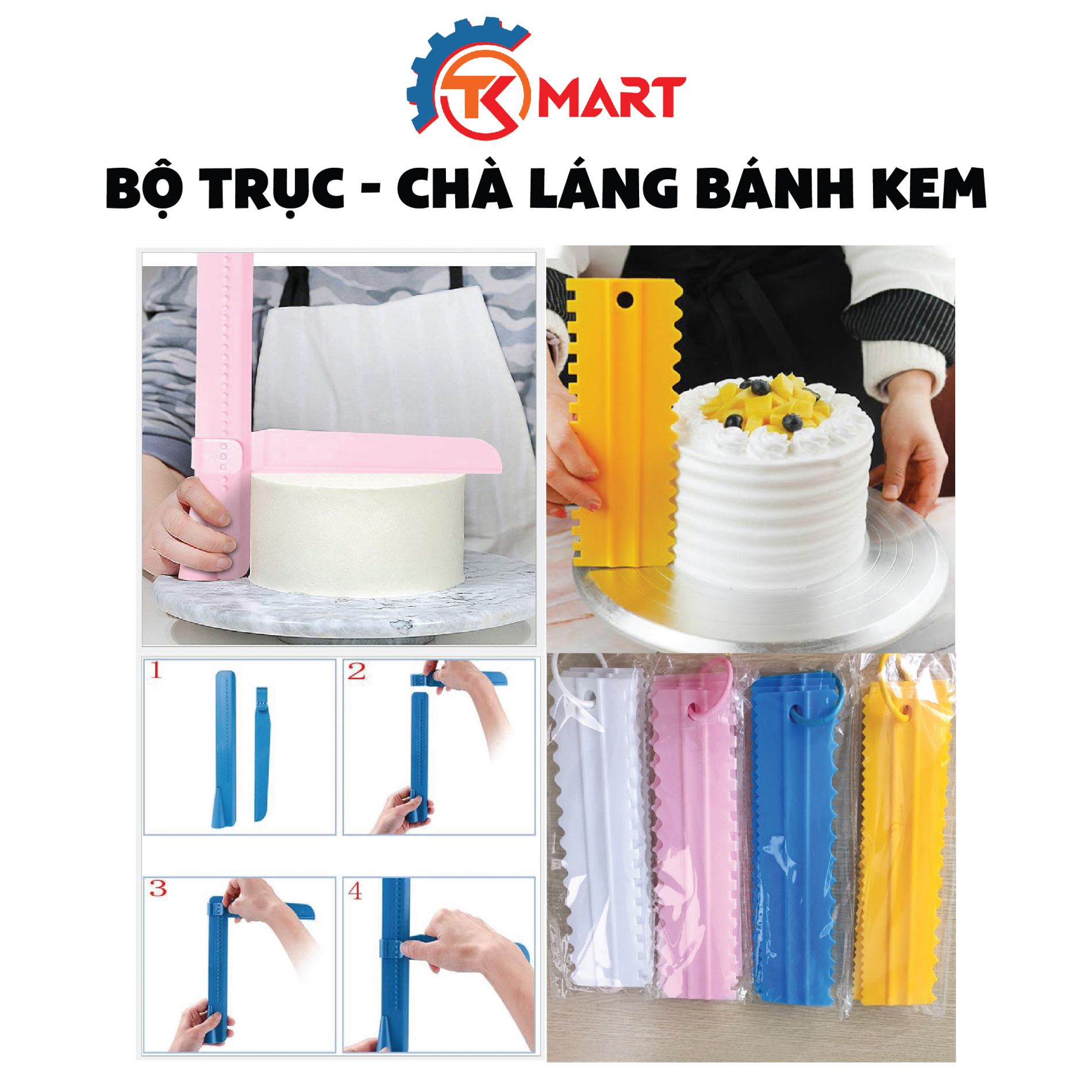 Bộ trục - chà láng - Cọ vẽ