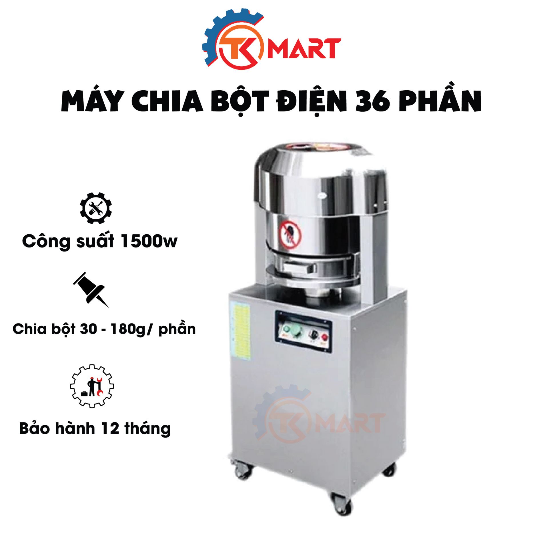 Máy chia bột điện 36 phần