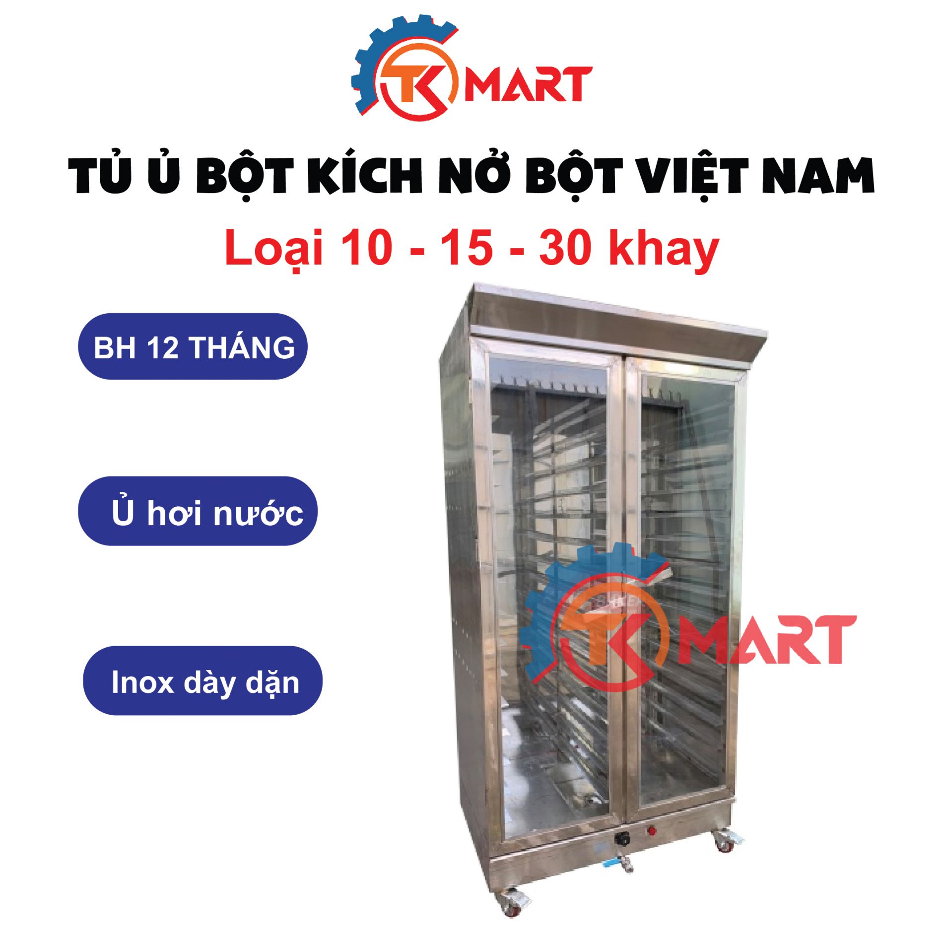 Tủ ủ bột hàng Việt Nam