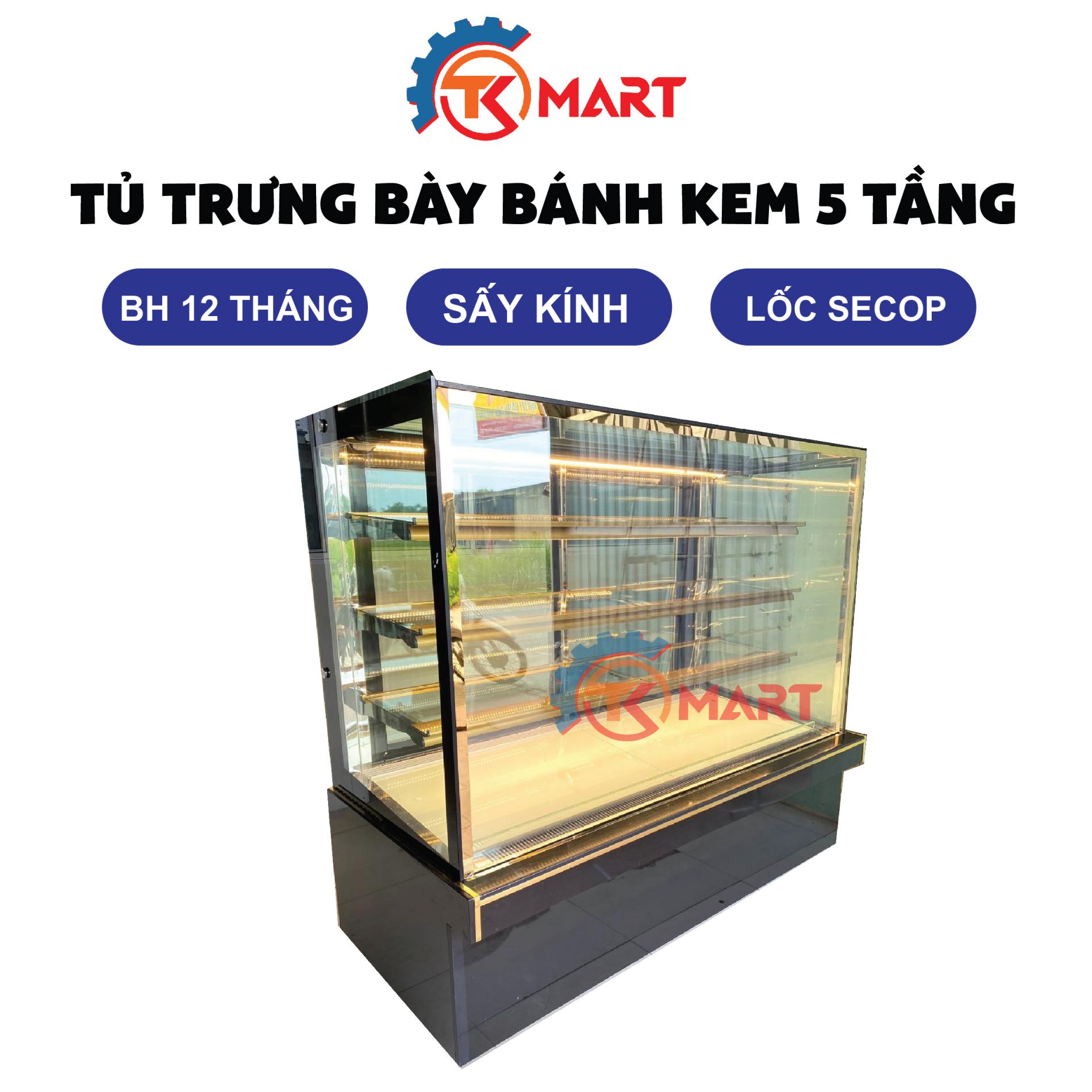 Tủ trưng bày 5 tầng