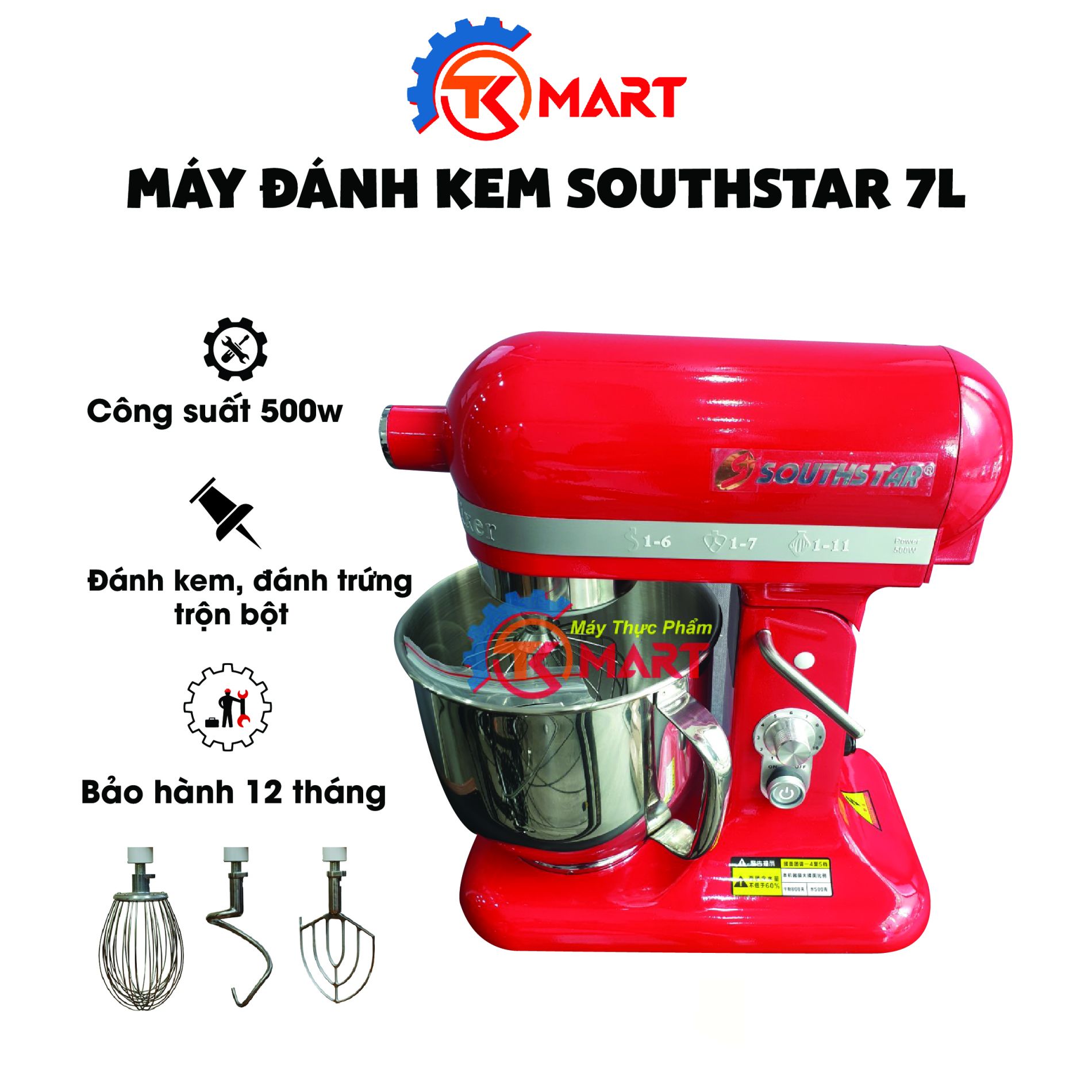 Máy đánh kem Southstar 7L