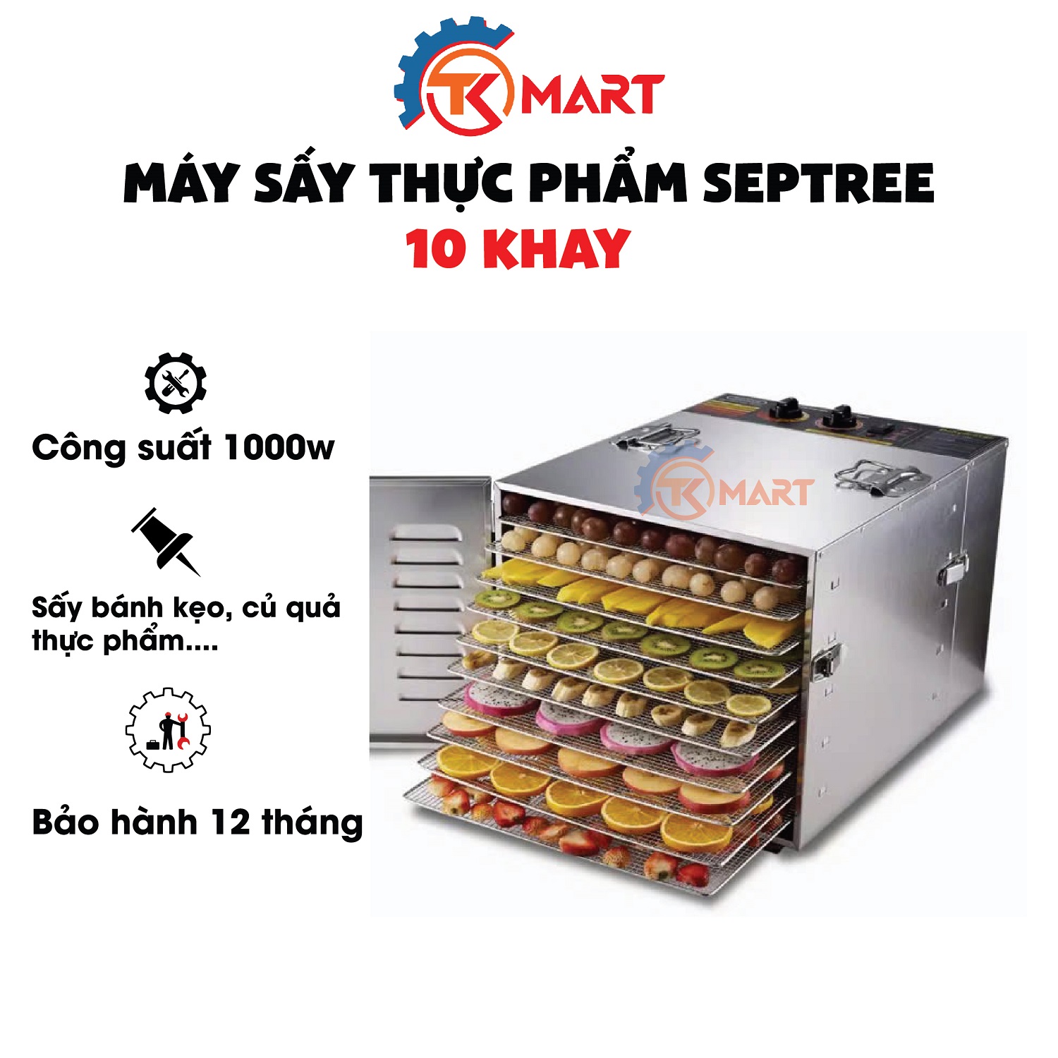 Máy sấy Septree 10 khay