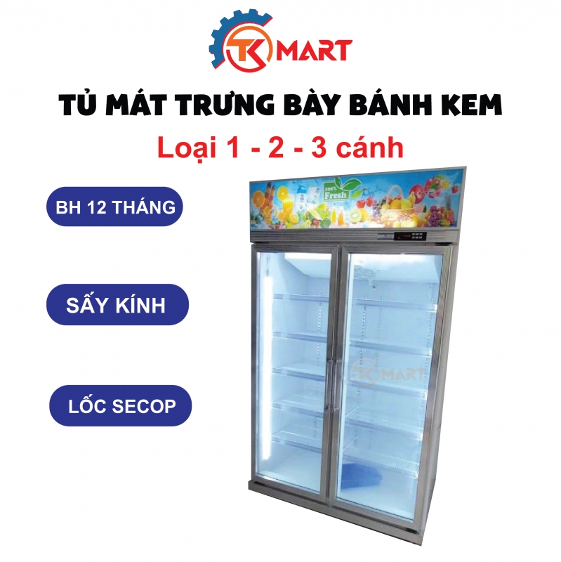 Tủ mát trưng bày bánh kem